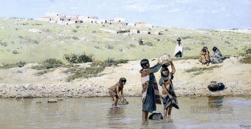 ヘンリー・ファーニー Painting - 西インド先住民のヘンリー・ファーニーの水を描く